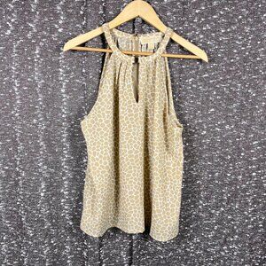 Michael Kors Giraffe Animal Print Halter‎ Top